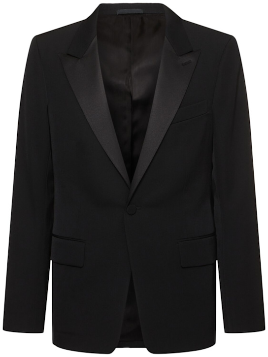 Lanvin: Chaqueta de esmoquin de lana