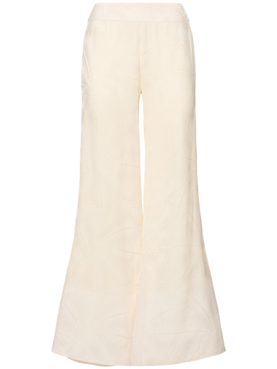 Johanna Ortiz - Pantaloni ampi Laidback Energy con palma jacquard