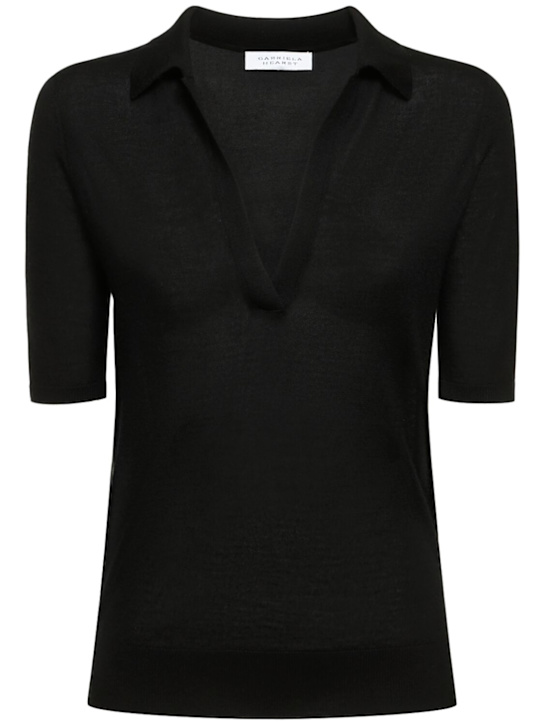 Gabriela Hearst - Polo Frank in maglia di cashmere e seta