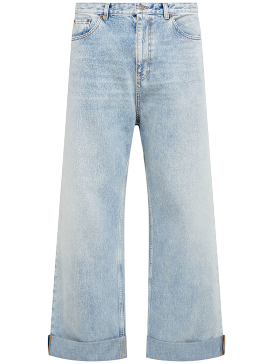 Valentino - Jean en denim délavé