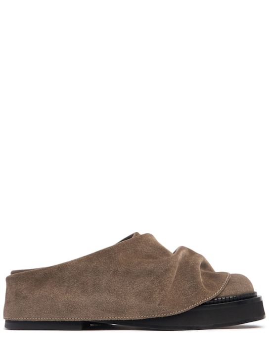 The Attico: Mules Mini Robin in camoscio 30mm