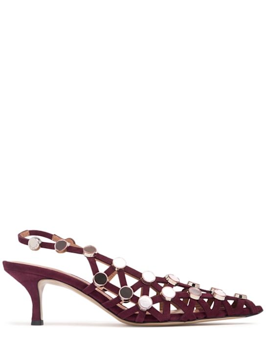 The Attico - 50mm hohe Slingback-Pumps „Grid“