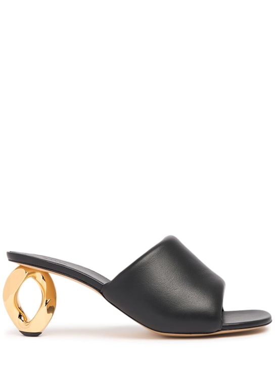 JW Anderson - Mules en cuir Chain 75 mm