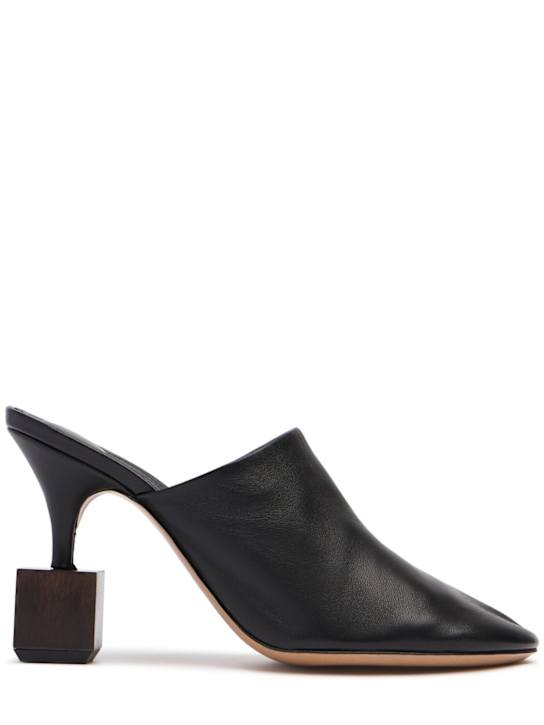 Jacquemus: Mules de piel 90mm