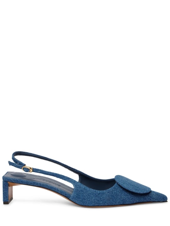 Jacquemus - 40mm hohe Pumps aus Denim „Duelo B“
