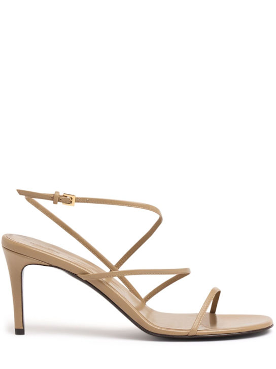 Khaite: 75mm Loop leather sandals