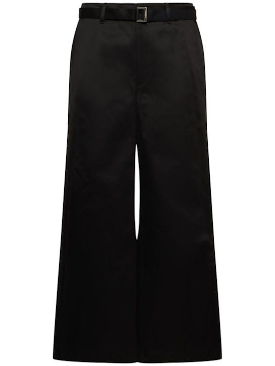 Sacai: Cotton chino pants