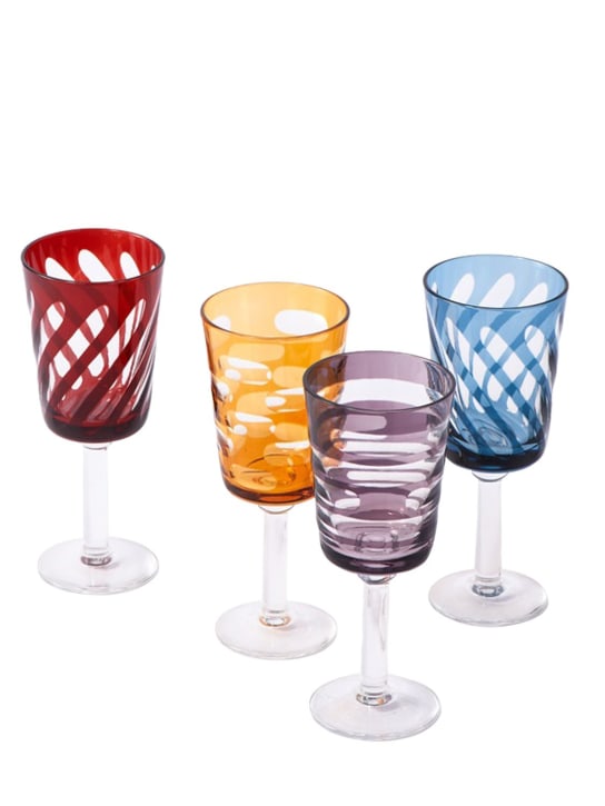 Polspotten - Lot de 4 verres à vin Tubular