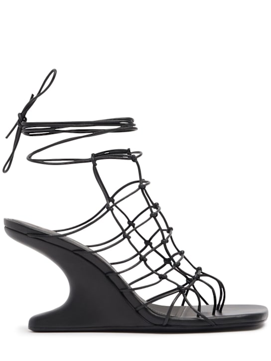Rick Owens - Sandales en cuir Web Cantilever 80 mm