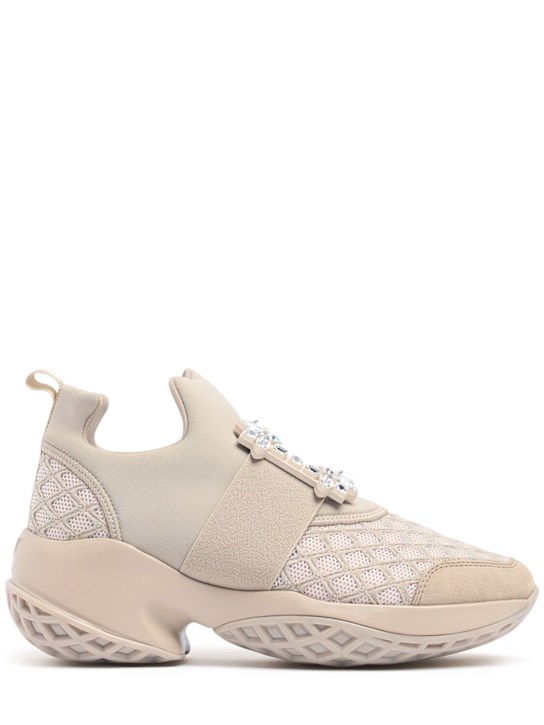 Roger Vivier: Sneakers Viv Run in cotone e mesh