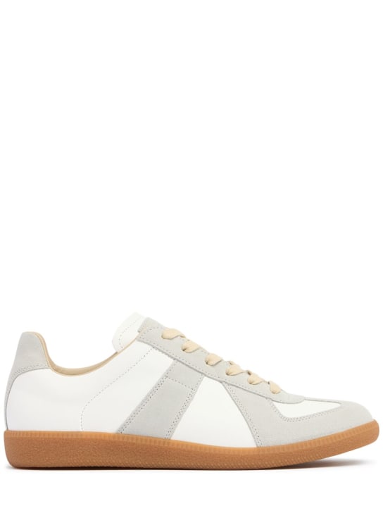 Maison Margiela: SNEAKERS AUS LEDER UND WILDLEDER „REPLICA“