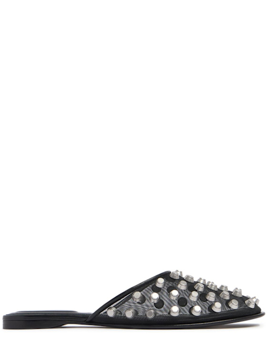 Alexander Wang: Zapatillas planas de malla 10mm