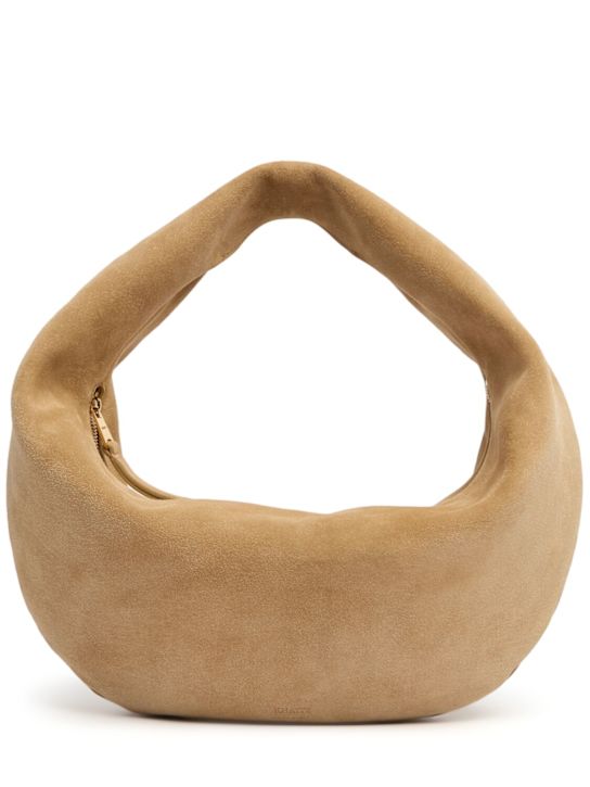 Khaite: Medium Olivia suede hobo bag