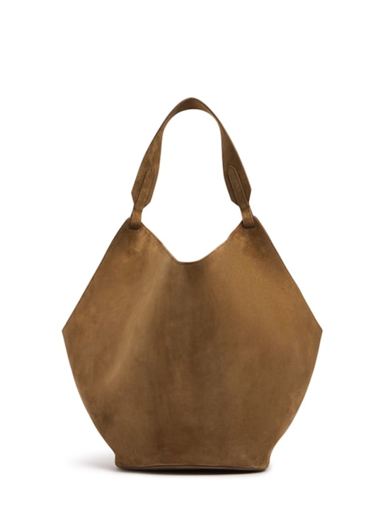 Khaite: Sac cabas moyen en daim Lotus