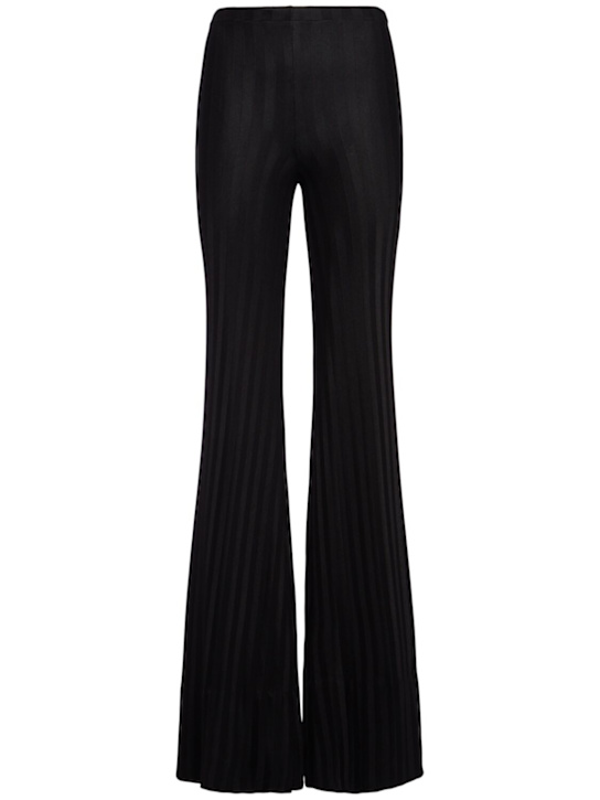 Tom Ford - Pantaloni svasati in viscosa spigata