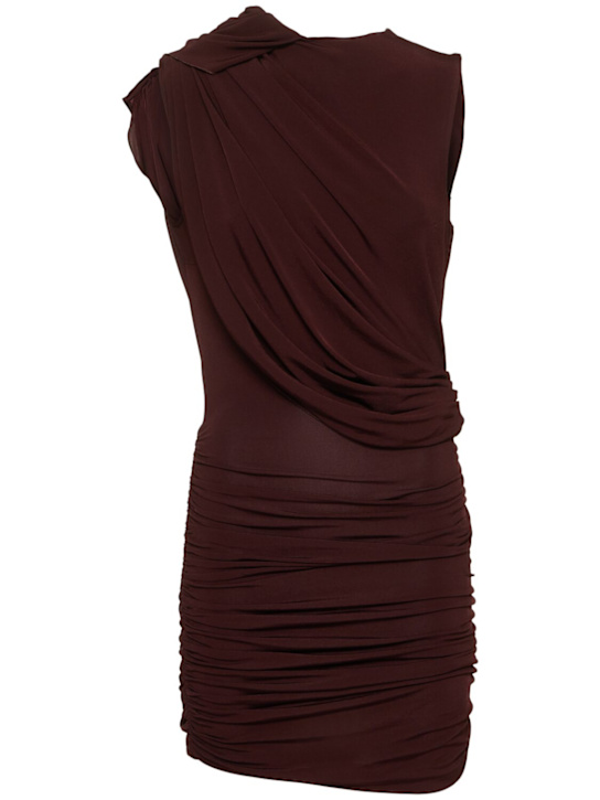 Magda Butrym - Draped jersey cape mini dress