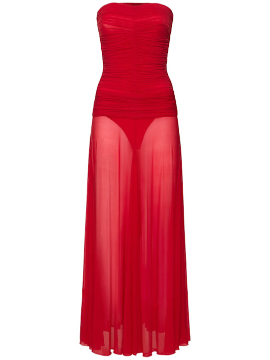 Magda Butrym: Jerseykleid mit Drapierung