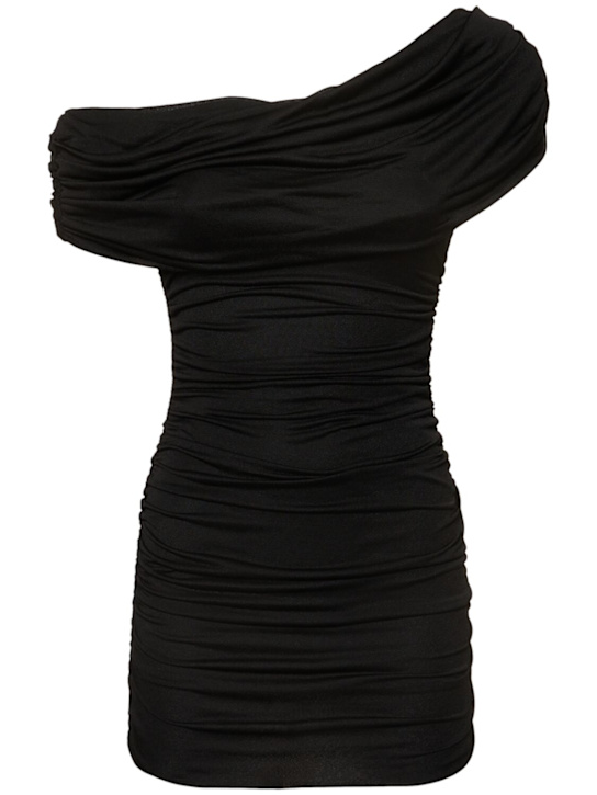Blumarine - Kleid mit drapiertem Jerseysablé