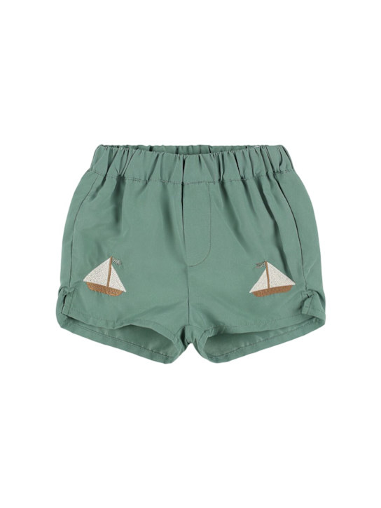 Donsje - Shorts mare Boat in nylon stampato