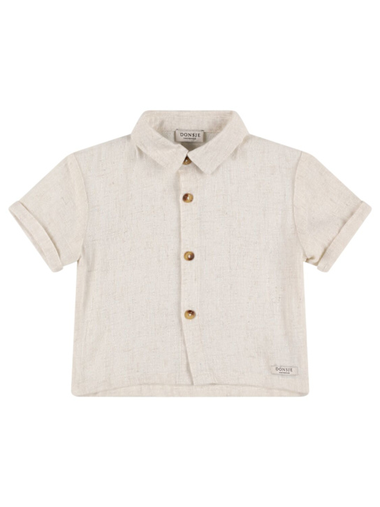 Donsje: Chemise en lin mélangé