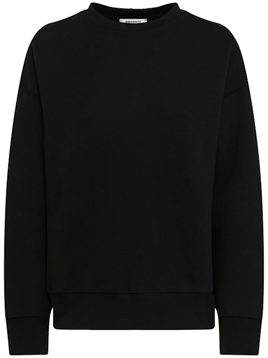 Annagreta - Elizabeth crewneck cotton sweatshirt