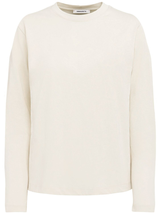 Annagreta: Marlene long-sleeve jersey t-shirt