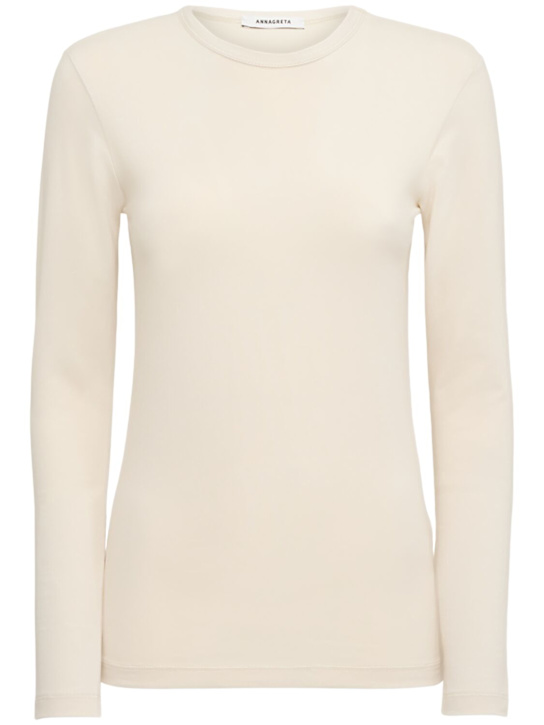 Annagreta - Langärmeliges T-Shirt aus Stretch-Jersey „Sofia“