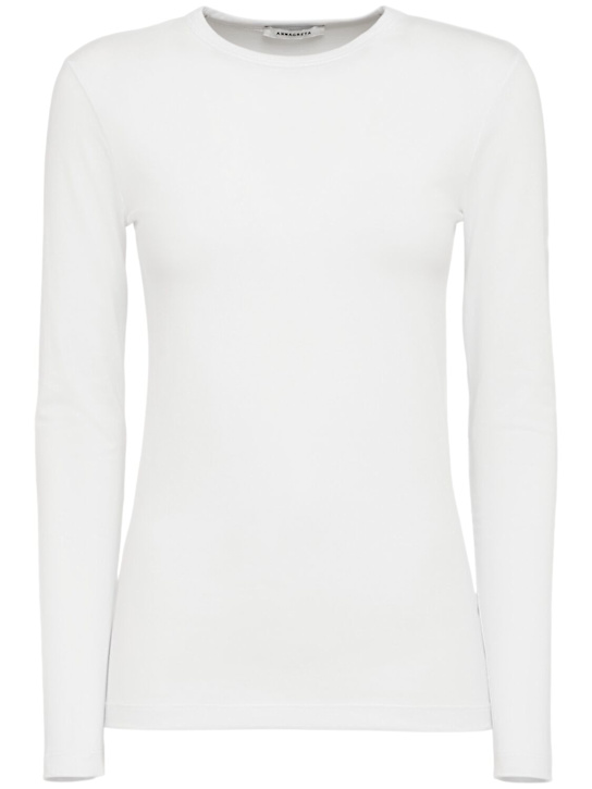 Annagreta: T-shirt a maniche lunghe Sofia in jersey stretch