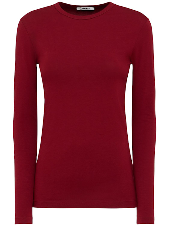Annagreta - Langärmeliges T-Shirt aus Stretch-Jersey „Sofia“