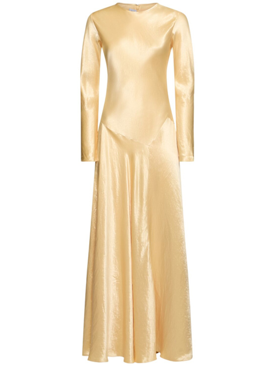 Abadia: Langes Kleid aus Satin „Yara“