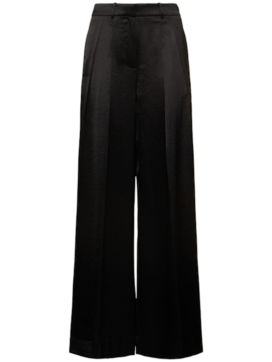 Abadia - Double pleated wide leg pants