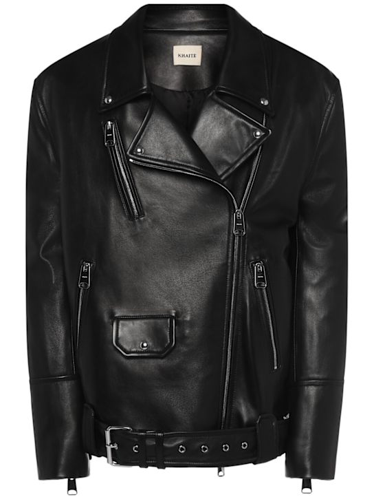 Khaite - Veste en cuir Hansel