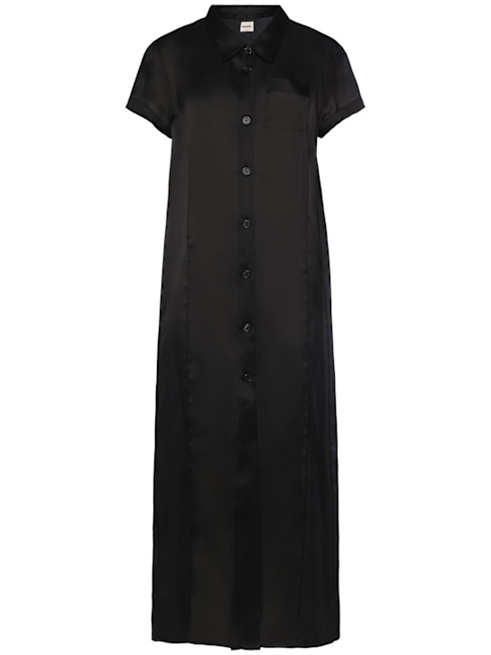 Khaite - Effy silk blend organza long dress
