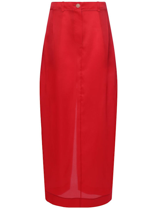 Khaite - Jupe longue en organza de soie Lucian