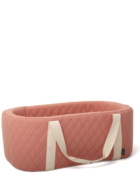Charlie Crane - Quilted organic cotton moses basket