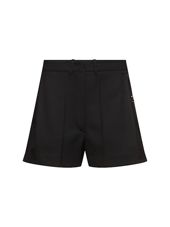 LOW CLASSIC - Bermuda taille basse en laine mélangée