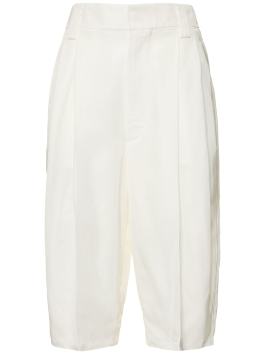 Carven: Bermuda en sergé de viscose