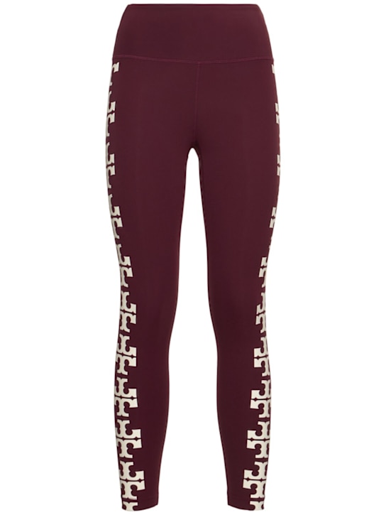 Tory Sport - Leggings a compressione 7/8 con logo