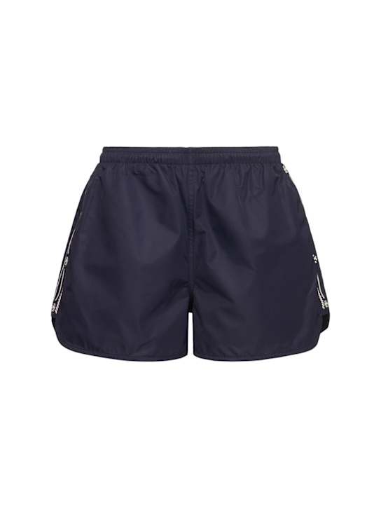Tory Sport: Short en sergé de nylon brodé