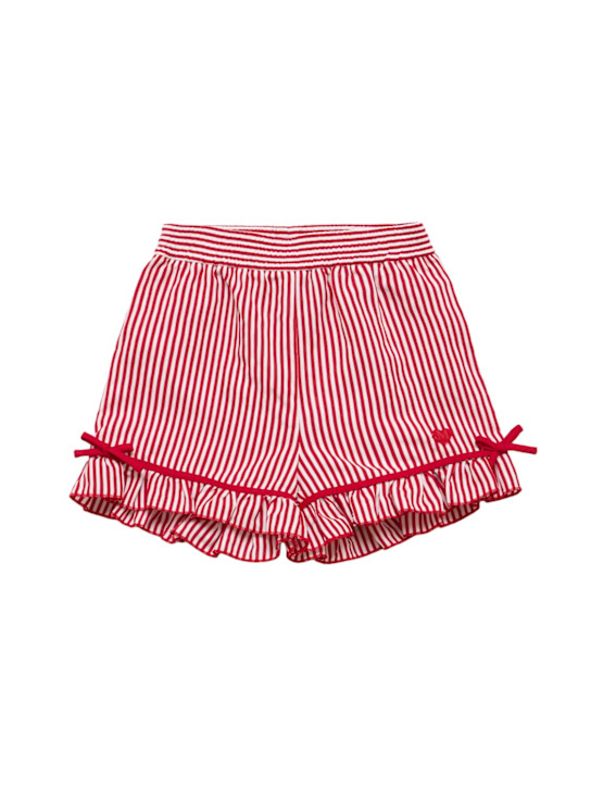 Monnalisa: Short en viscose à rayures