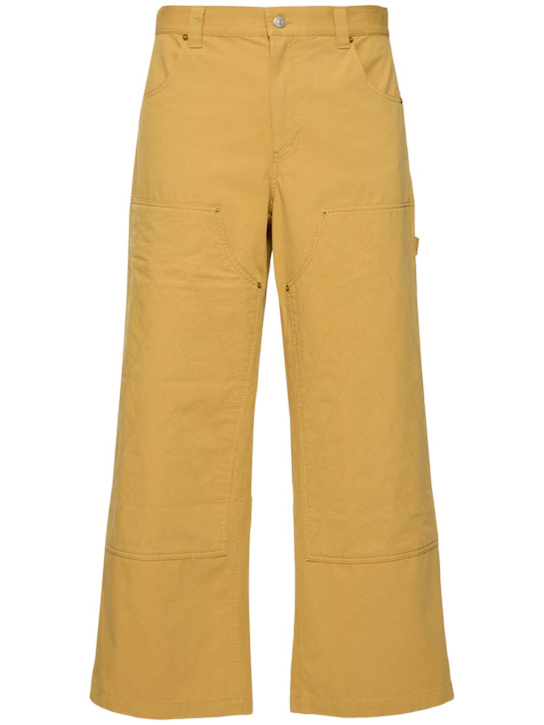 After Pray: Wide cotton carpenter pants