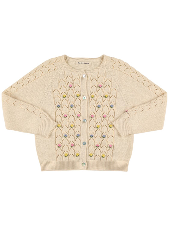 The New Society: Organic cotton knit cardigan