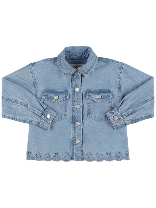 The New Society: Cotton denim jacket