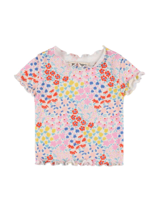 The New Society - Printed cotton jersey t-shirt