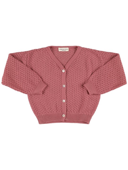 Babe & Tess - Cardigan en maille de coton
