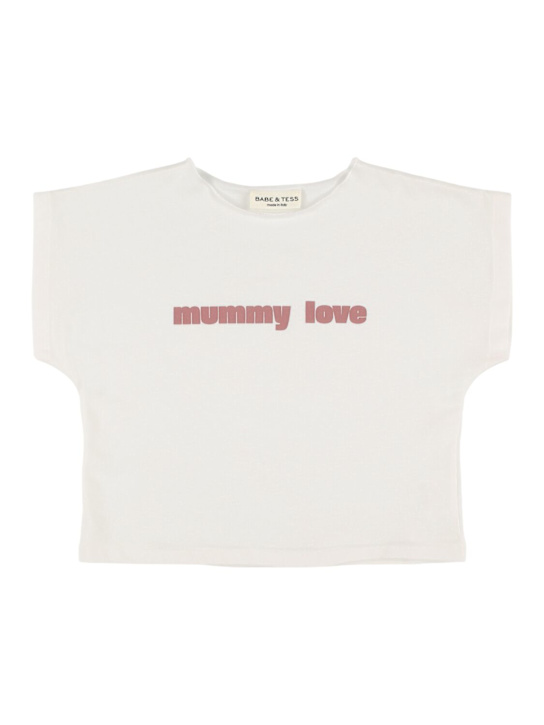Babe & Tess - T-shirt en coton mélangé imprimé