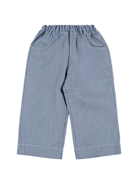 Babe & Tess: Pantalon en coton à rayures