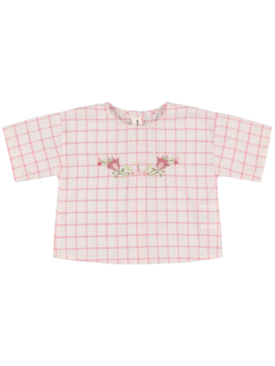 Babe & Tess - Chemise en coton mélangé à carreaux