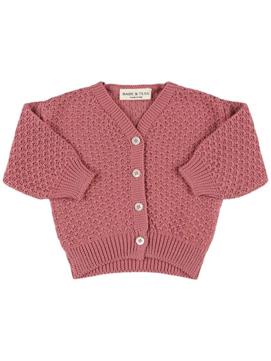 Babe & Tess - Cardigan en maille de coton