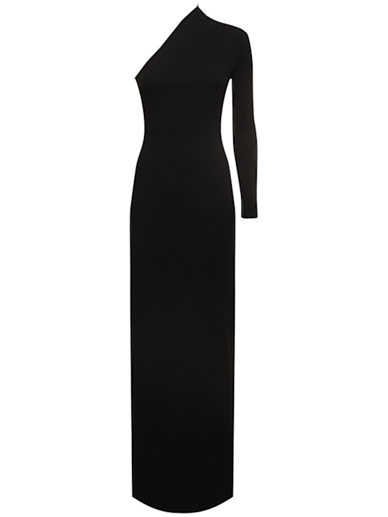 Solace London: Joana crepe knit maxi dress